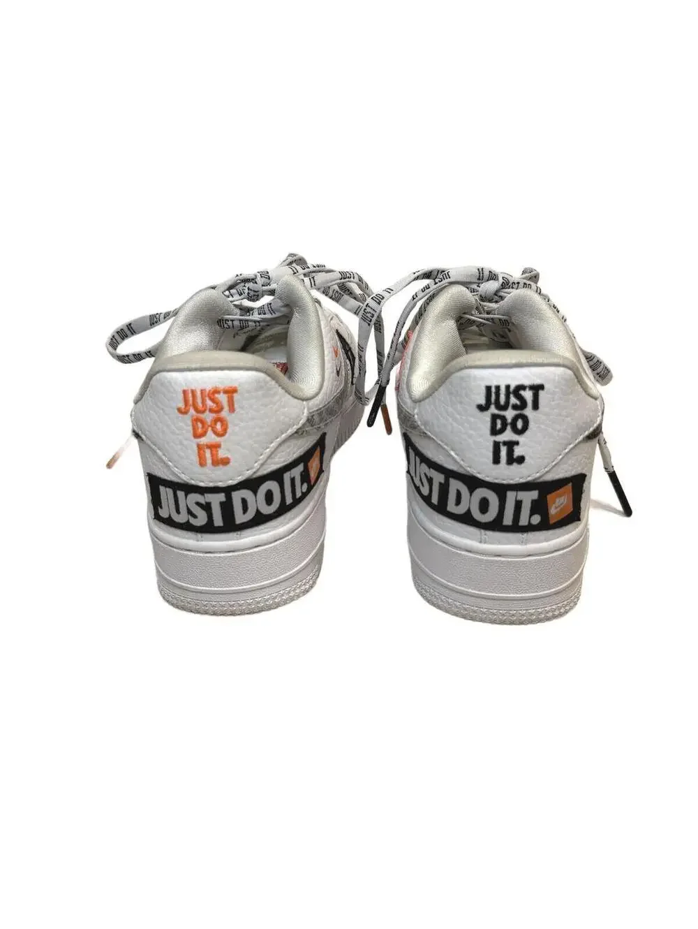 Nike Air Force 1 Low '07 Premium Just Do It White‎ Orange Boys Size 5